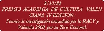 Premio academia de la cultura valenciana